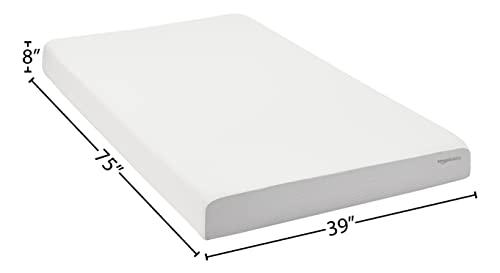Memory Foam Mattress, Soft Plush Feel, Breathable, 12 Inch, Queen, White/Grey