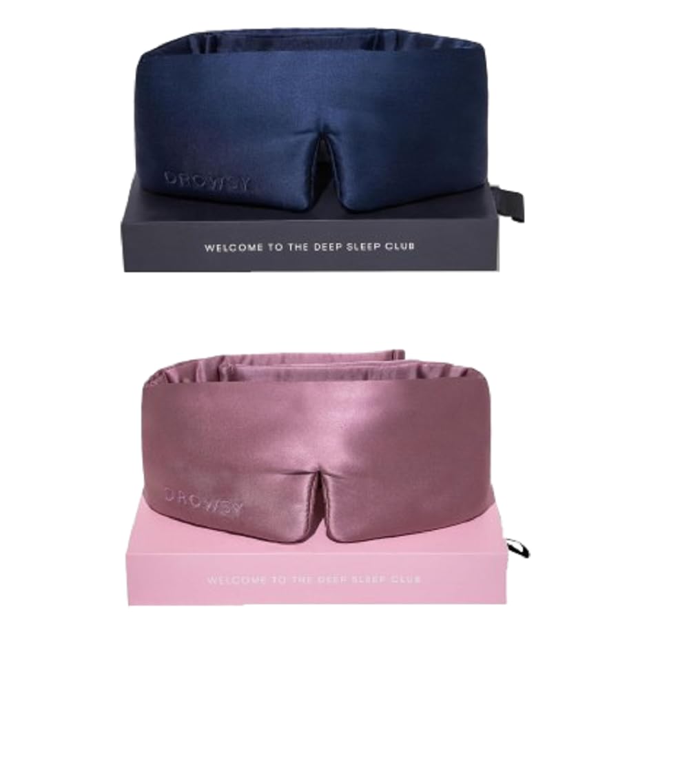 Silk Sleep Mask - Face-Hugging, Padded Cocoon for Luxury Sleep in Total Darkness