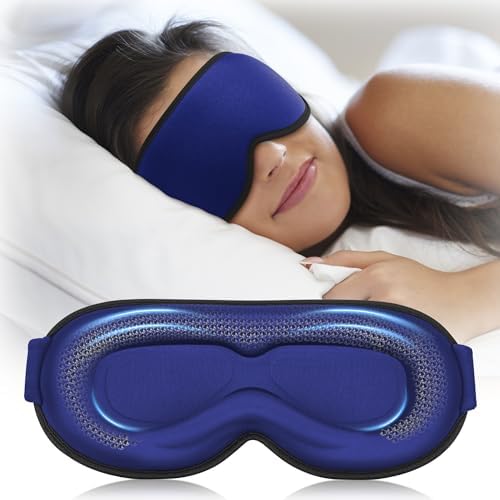 Weighted Eye Mask for Sleeping - 3D Blackout Sleep Mask for Women & Men