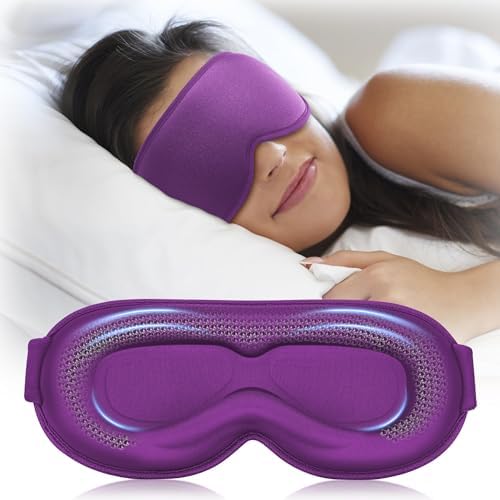 Weighted Eye Mask for Sleeping - 3D Blackout Sleep Mask for Women & Men