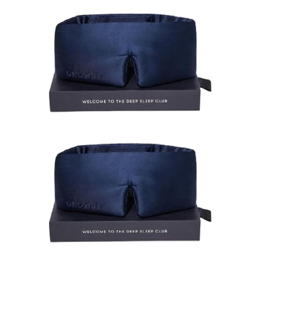 Silk Sleep Mask - Face-Hugging, Padded Cocoon for Luxury Sleep in Total Darkness