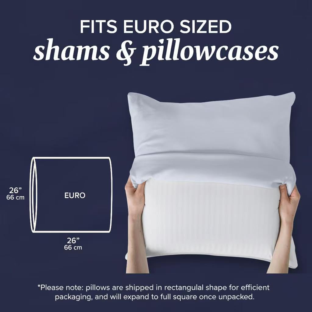 Beckham Hotel Collection Bed Pillows Standard/Queen Size Set of 2