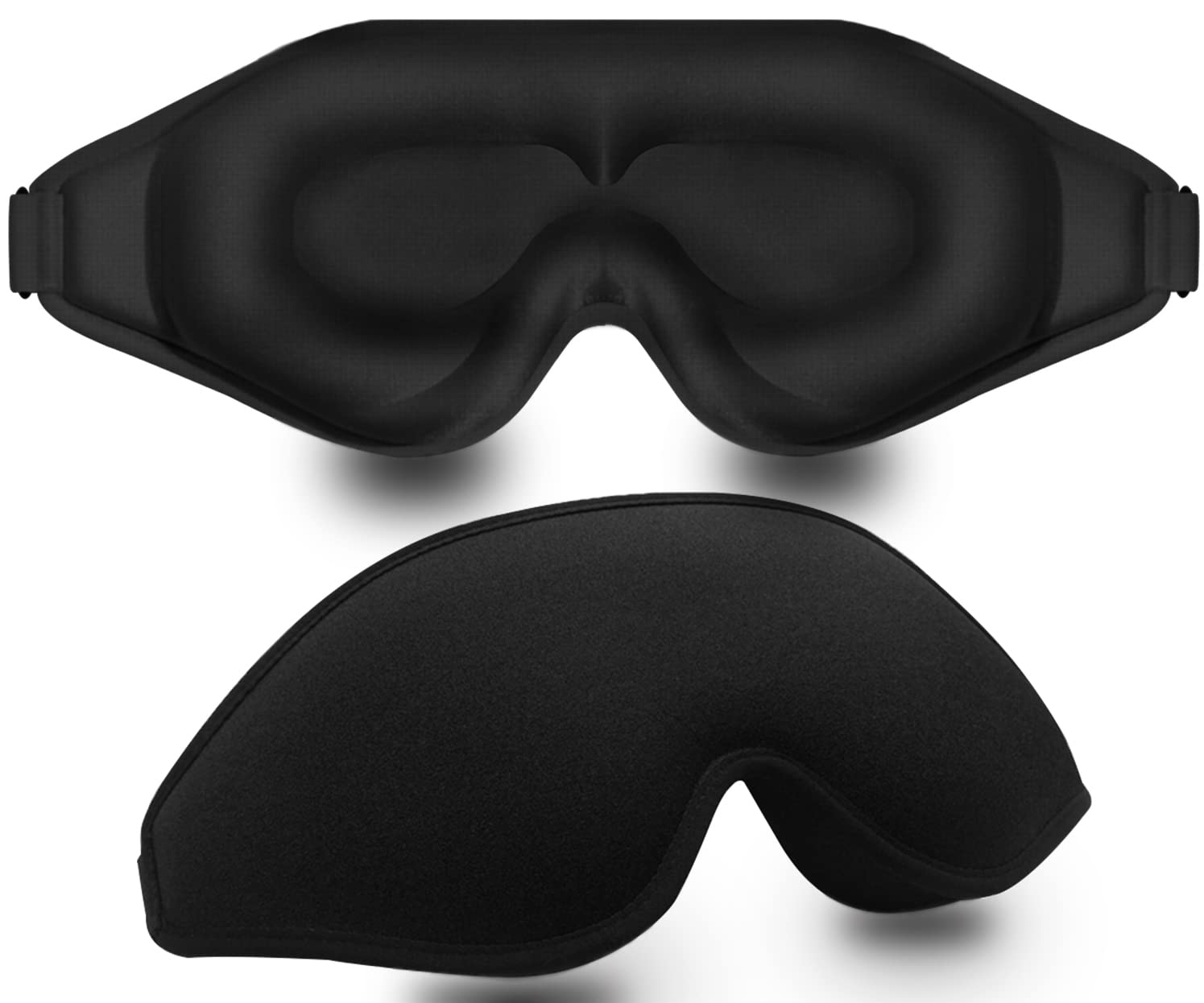 Sleep Mask, 3D Deep Contoured Eye Covers for Sleeping, 99% Block Out Light Eye Mask