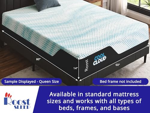 14-Inch King Mattress, Copper Smart Thermic Gel Cooling for Hot Sleepers & Back Pain Relief, Medium Firm Hybrid