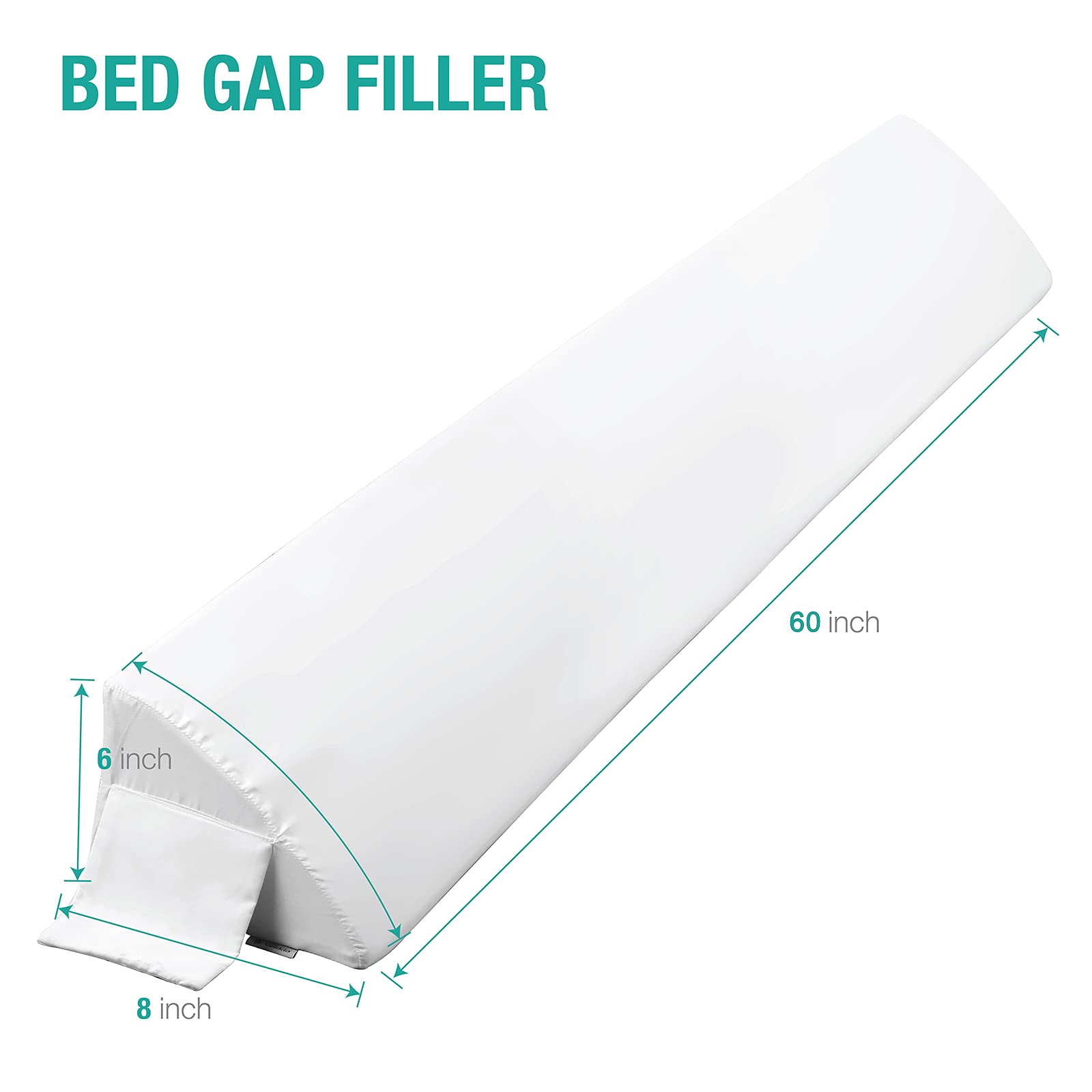 34" Extra-Long Wedge Pillow, Back & Arm Support, Bed Wedge