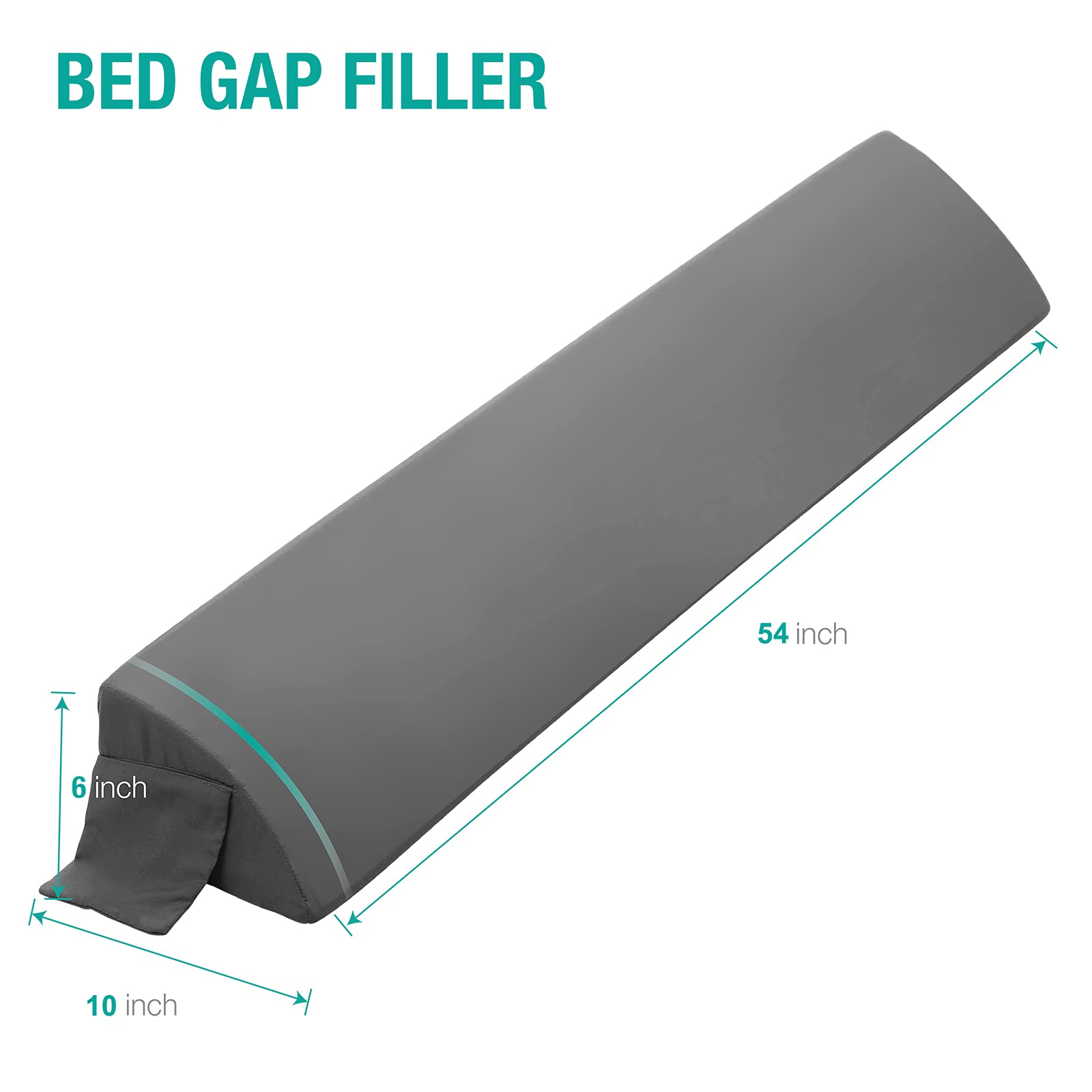 34" Extra-Long Wedge Pillow, Back & Arm Support, Bed Wedge