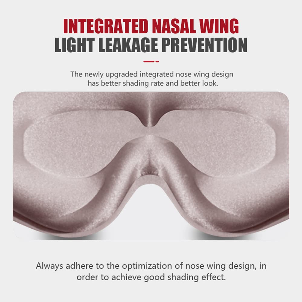 Sleep Mask, 3D Deep Contoured Eye Covers for Sleeping, 99% Block Out Light Eye Mask