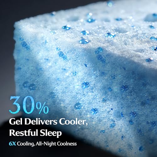 12 Inch Memory Foam Mattress in a Box for Back Pain, Cooling Gel Bed