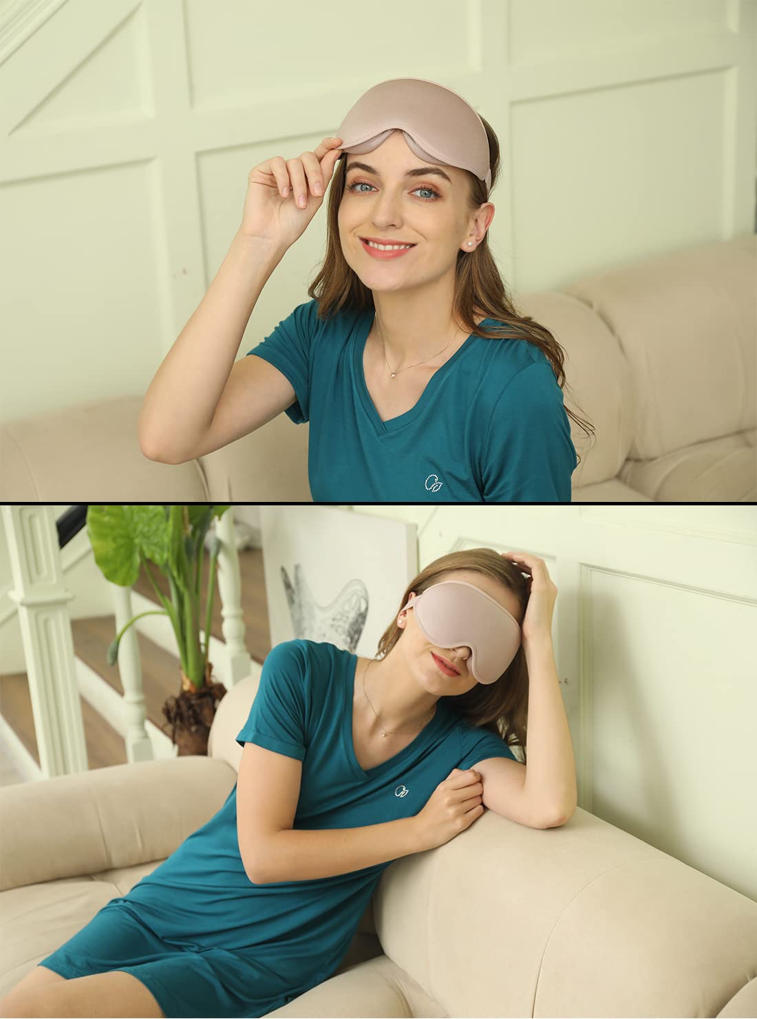 Sleep Mask, 3D Deep Contoured Eye Covers for Sleeping, 99% Block Out Light Eye Mask