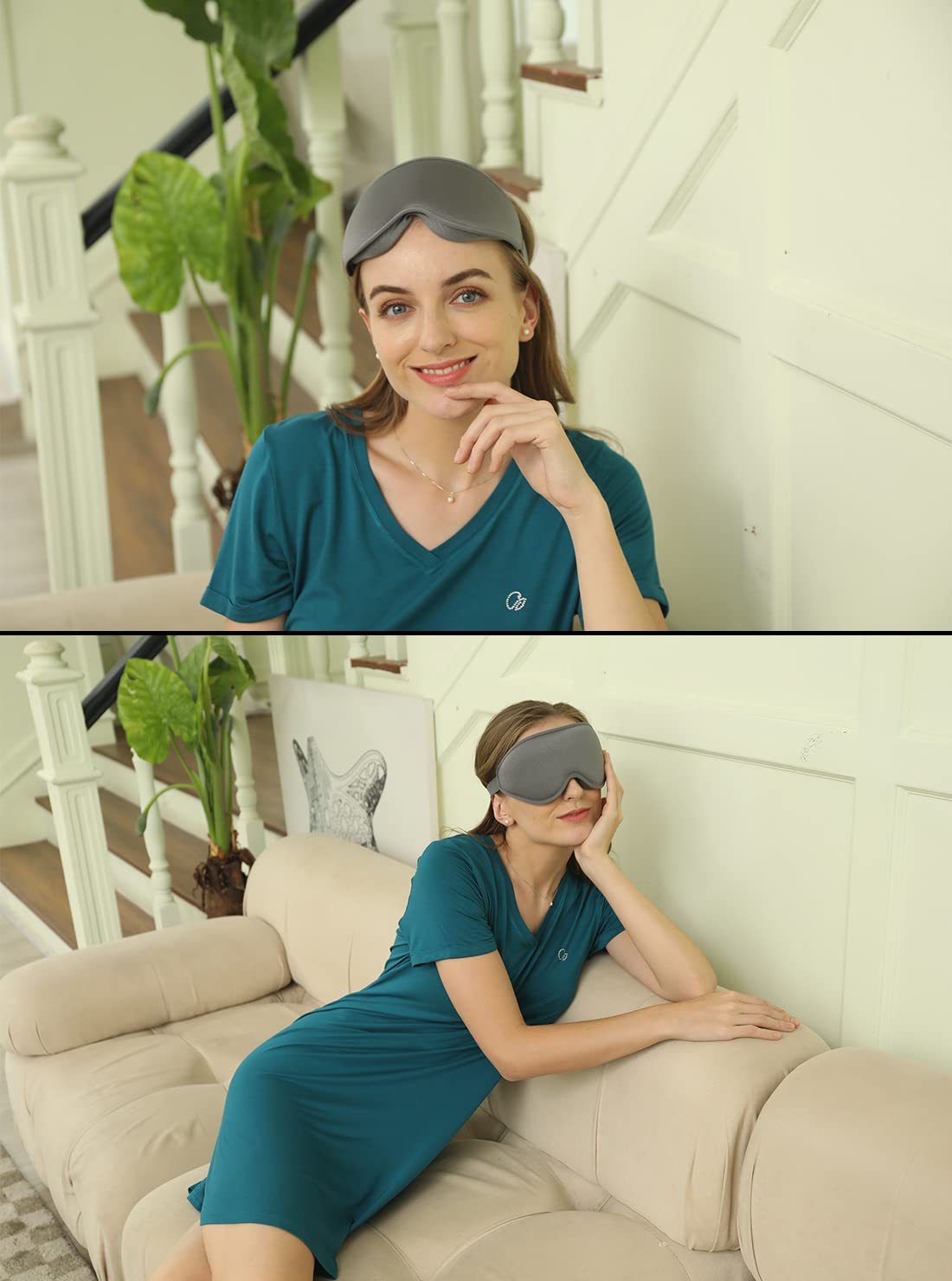 Sleep Mask, 3D Deep Contoured Eye Covers for Sleeping, 99% Block Out Light Eye Mask