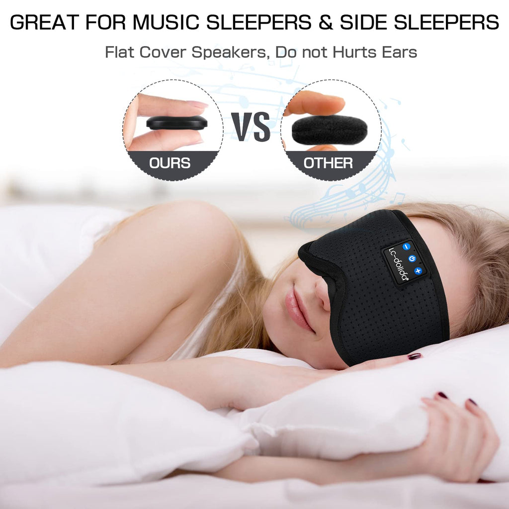 Sleep Headphones, 3D Sleep Mask Bluetooth Wireless Music Eye Mask