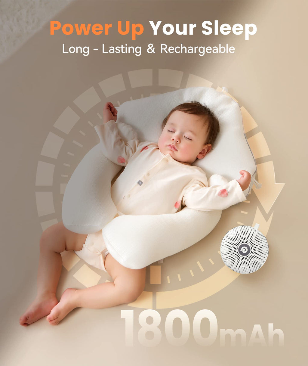 Portable Noise Machine for Babies or Adults, Features Powerful Battery, 21 Soothing Sound