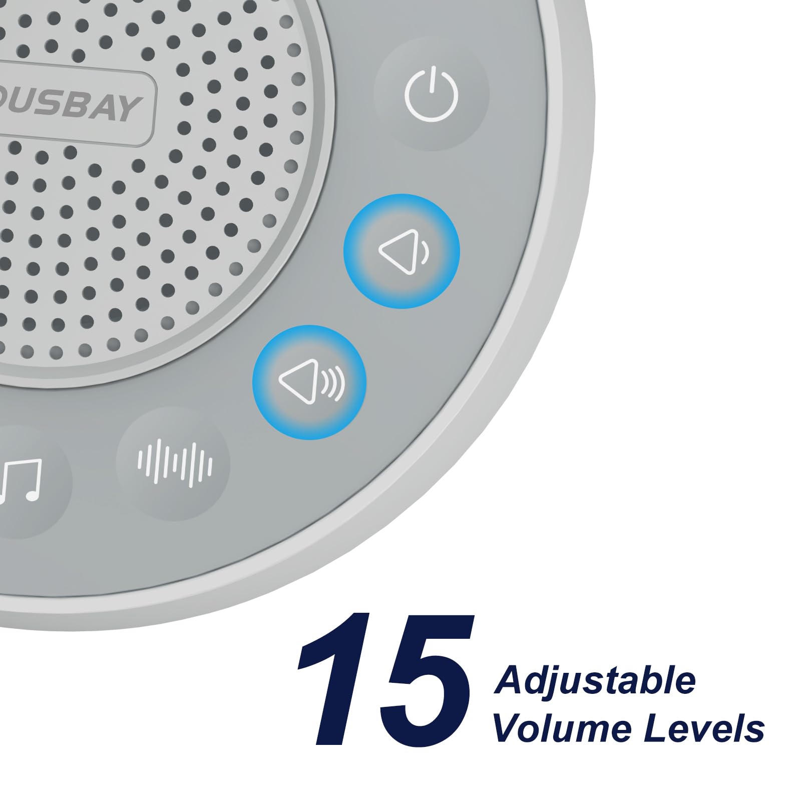 White Noise Machine with 31 Soothing Sounds, 5W Loud Stereo Sound, Auto-Off Timer, Adjustable Volume, Sleep Sound Machine