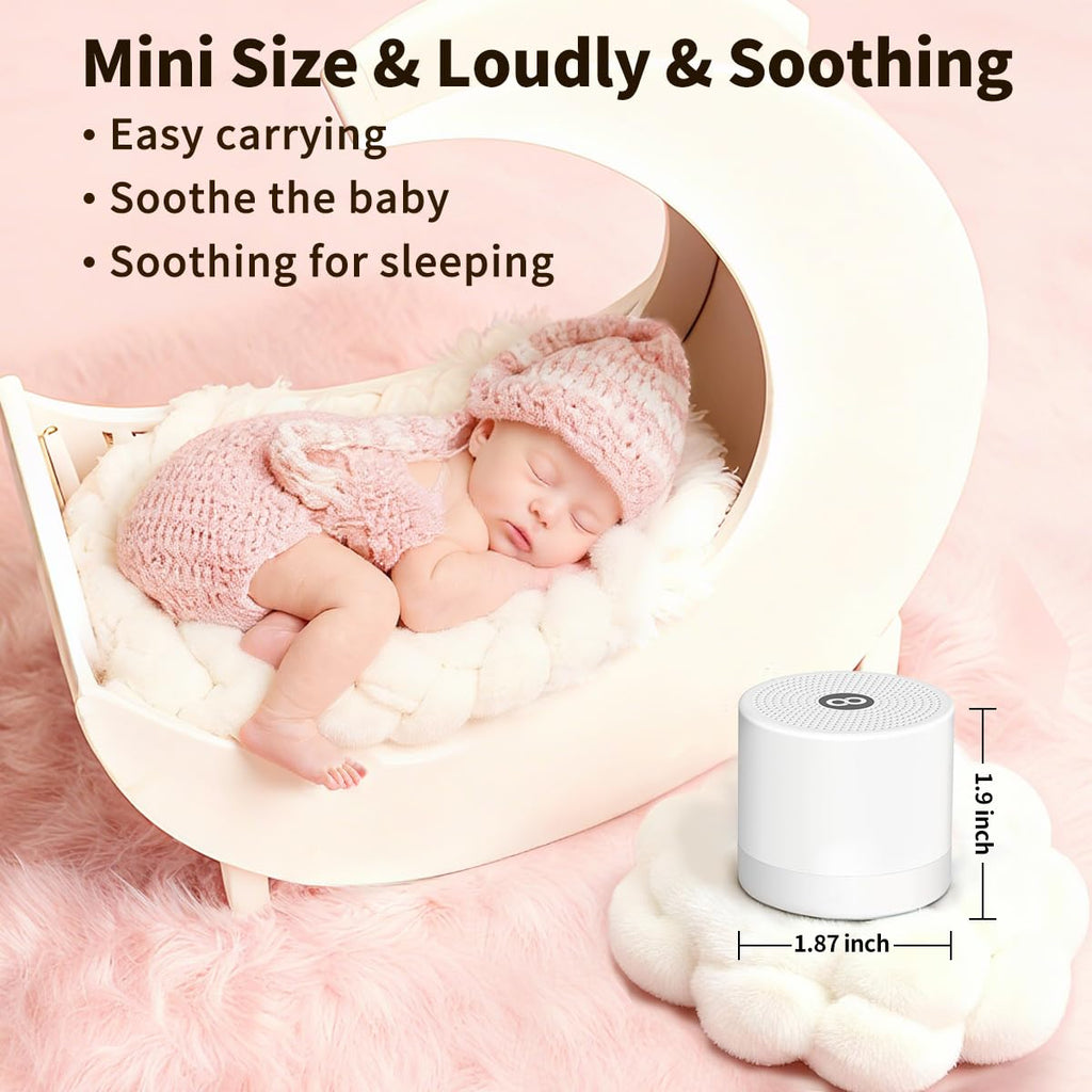 Sound Machine Mini White Noise Machine with 30 Soothing Sounds