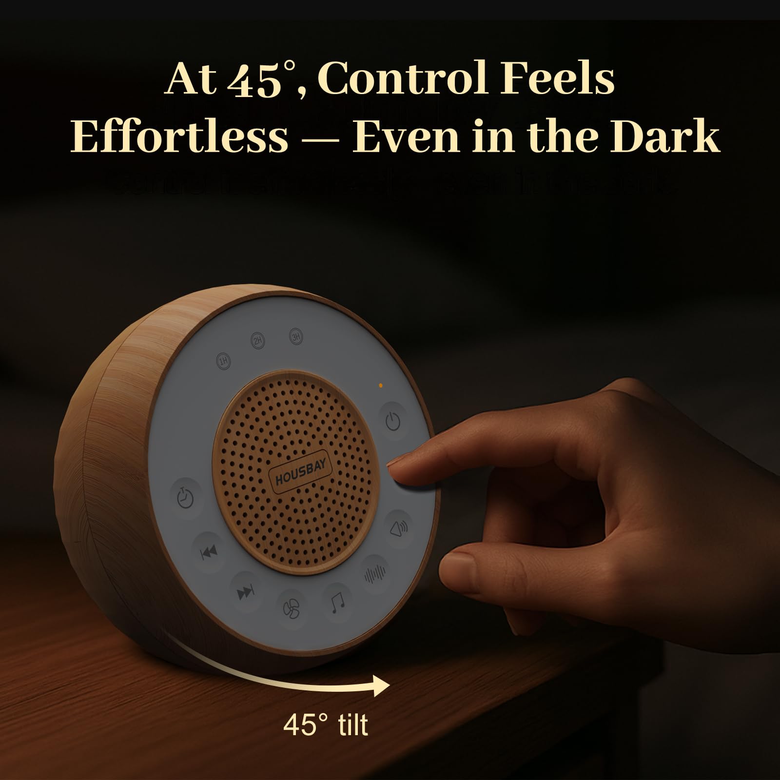 White Noise Machine with 31 Soothing Sounds, 5W Loud Stereo Sound, Auto-Off Timer, Adjustable Volume, Sleep Sound Machine