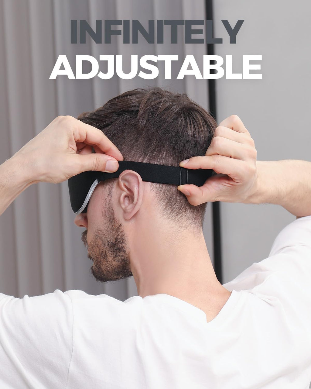 Luxury Sleep Eye Mask for Side Sleeper Men Women, Zero Eye Pressure 3D Sleeping Mask