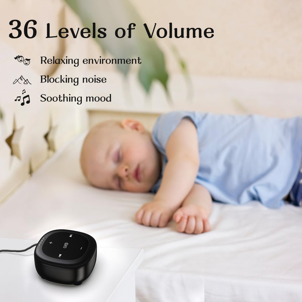 Sound Machine Mini White Noise Machine with 30 Soothing Sounds