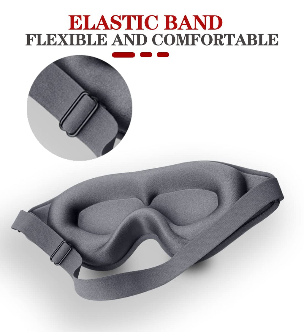 Sleep Mask, 3D Deep Contoured Eye Covers for Sleeping, 99% Block Out Light Eye Mask