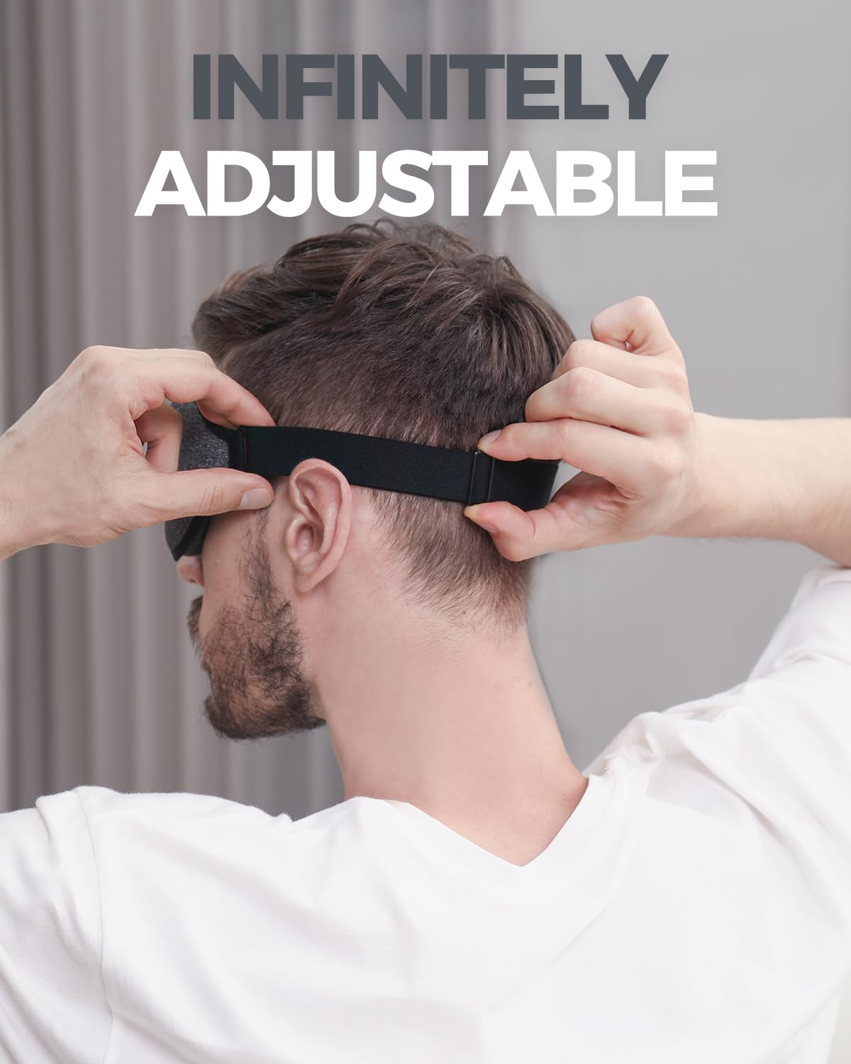 Luxury Sleep Eye Mask for Side Sleeper Men Women, Zero Eye Pressure 3D Sleeping Mask