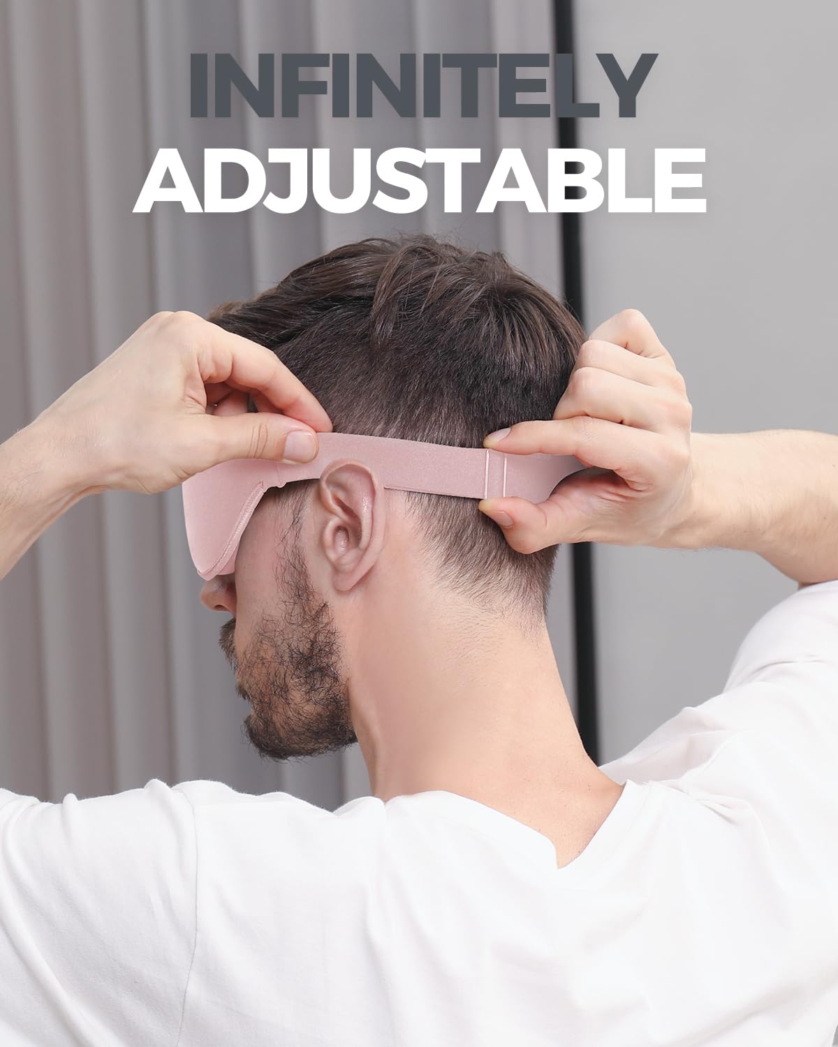 Luxury Sleep Eye Mask for Side Sleeper Men Women, Zero Eye Pressure 3D Sleeping Mask