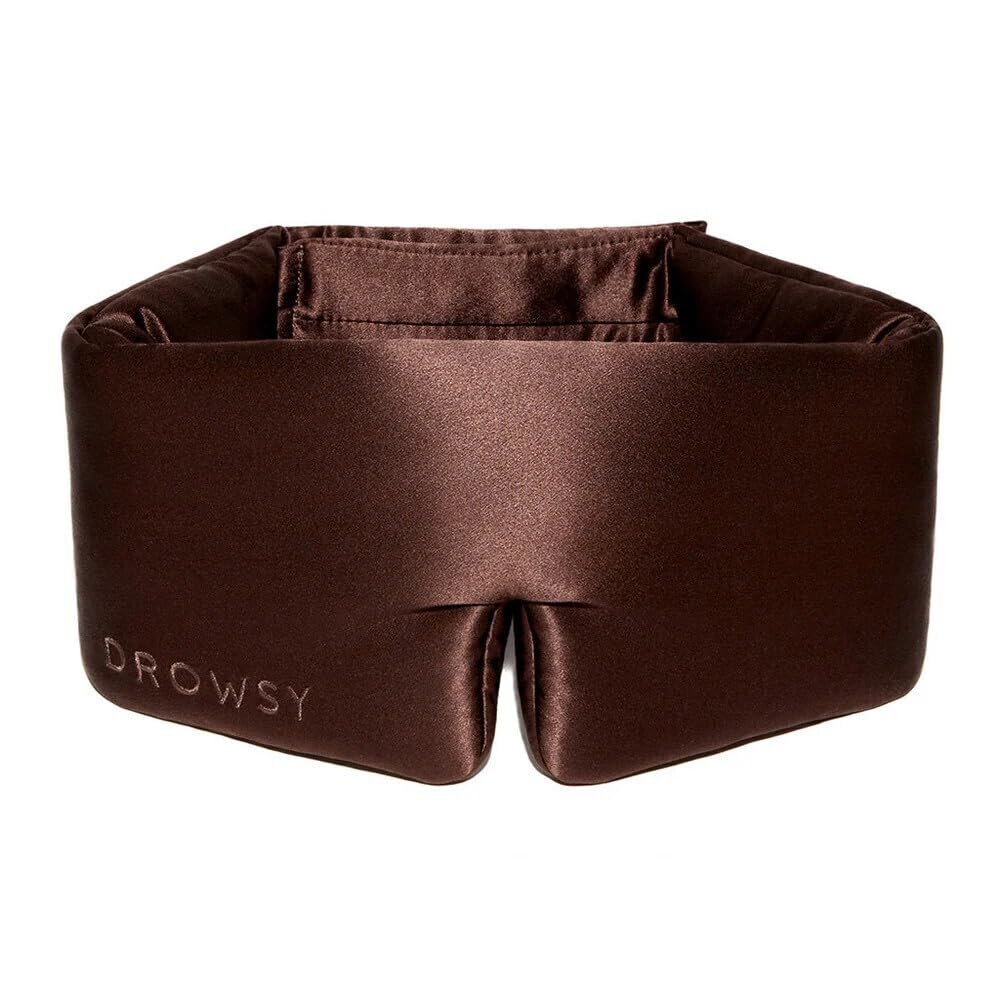 Silk Sleep Mask - Face-Hugging, Padded Cocoon for Luxury Sleep in Total Darkness