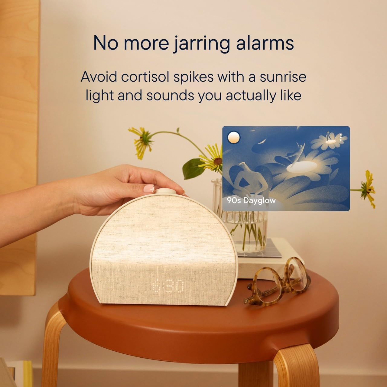 Hatch Restore 3 Sunrise Alarm Clock, Sound Machine, Smart Light (Cocoa) - White Noise