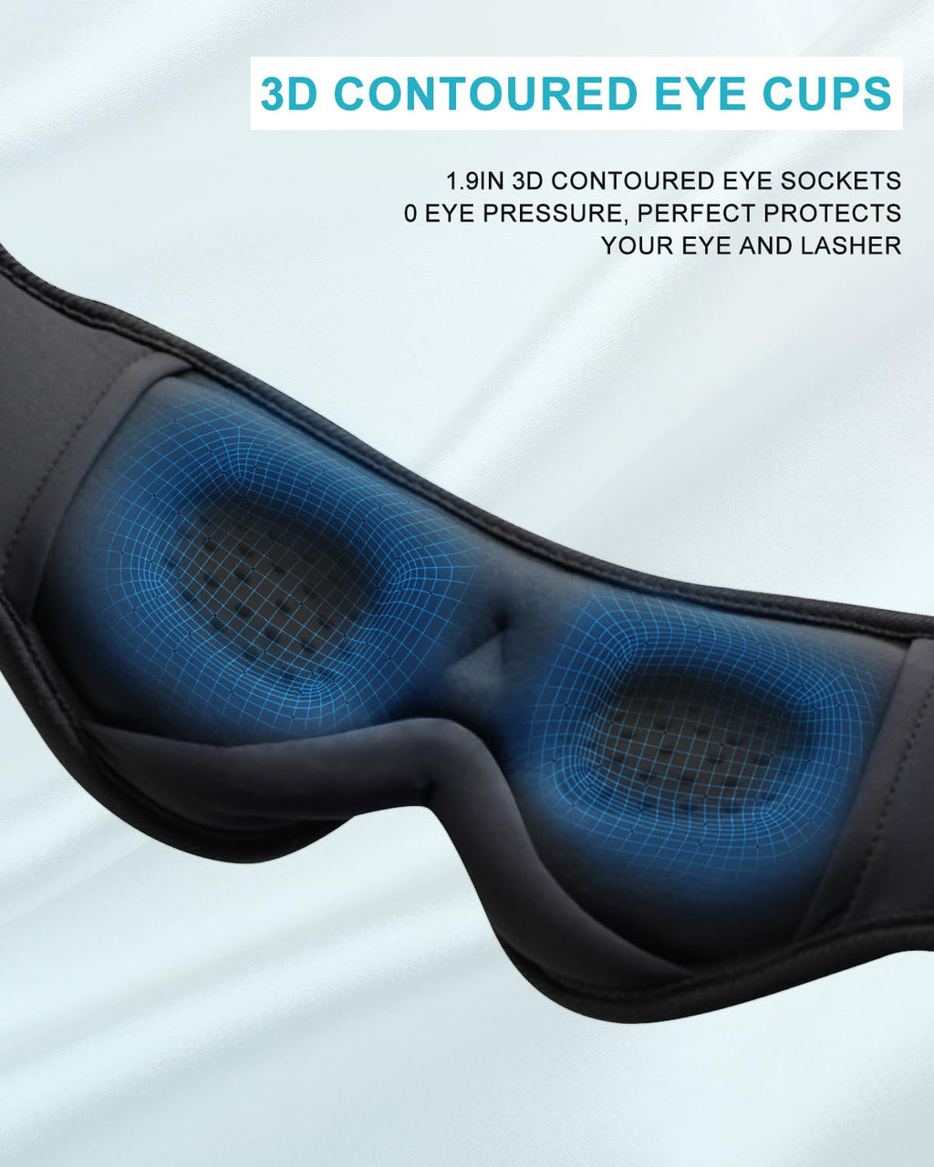 Sleep Headphones, 3D Sleep Mask Bluetooth Wireless Music Eye Mask
