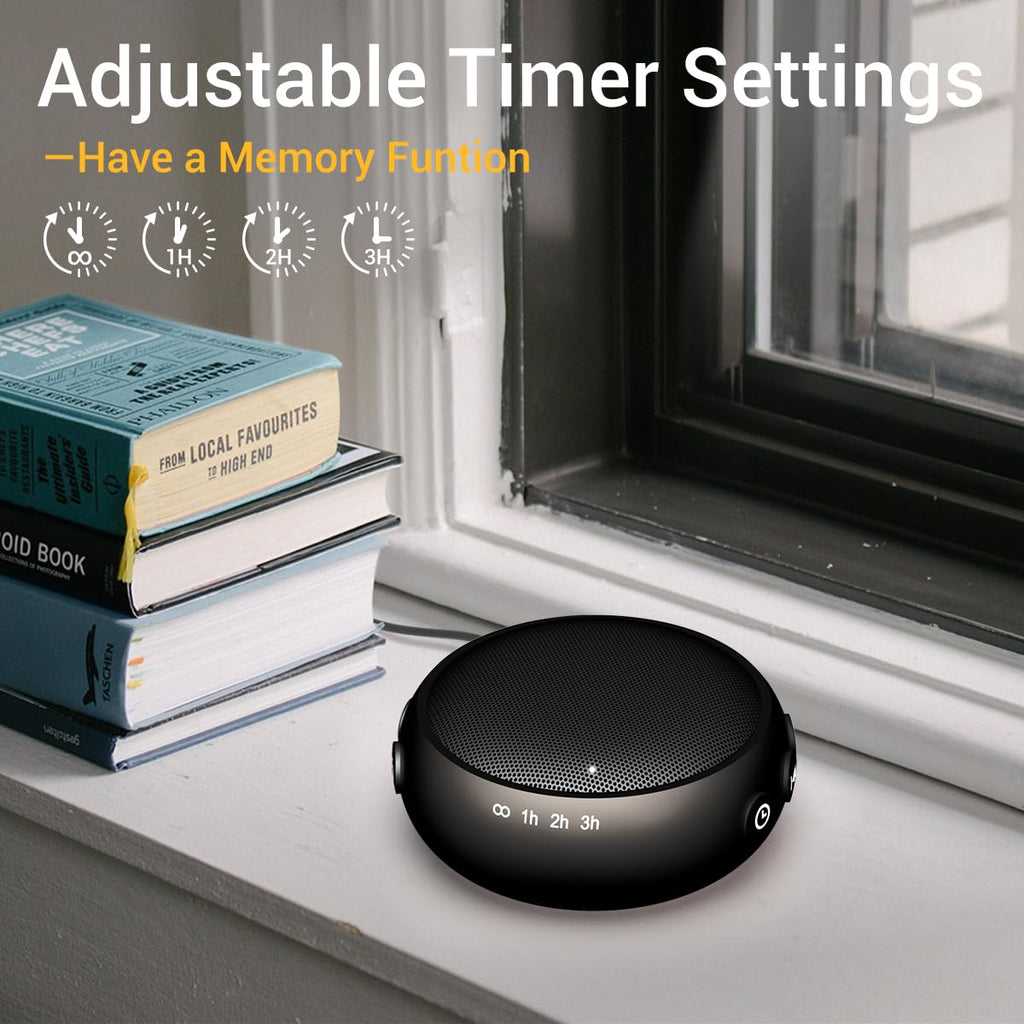 Sound Machine Night Light White Noise Machine with 30 Soothing Sounds 12 Colors