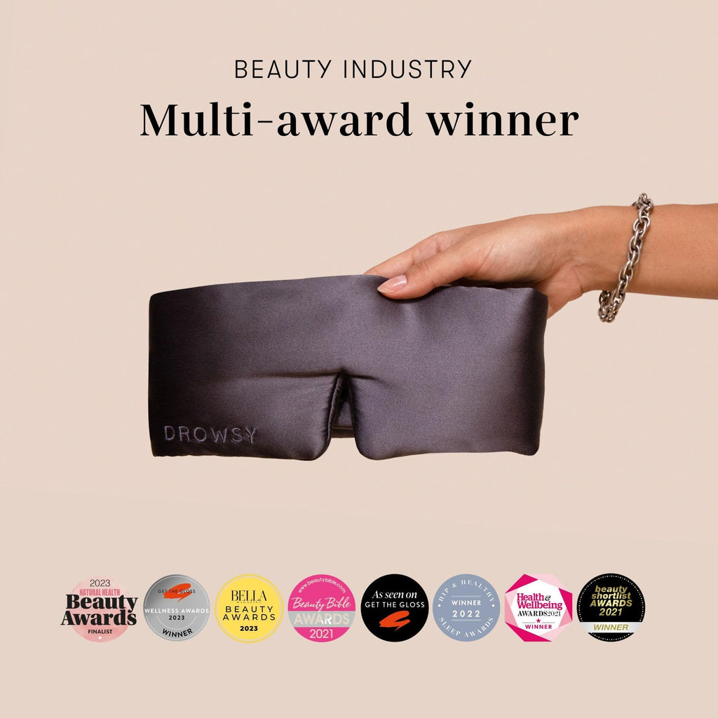 Silk Sleep Mask - Face-Hugging, Padded Cocoon for Luxury Sleep in Total Darkness