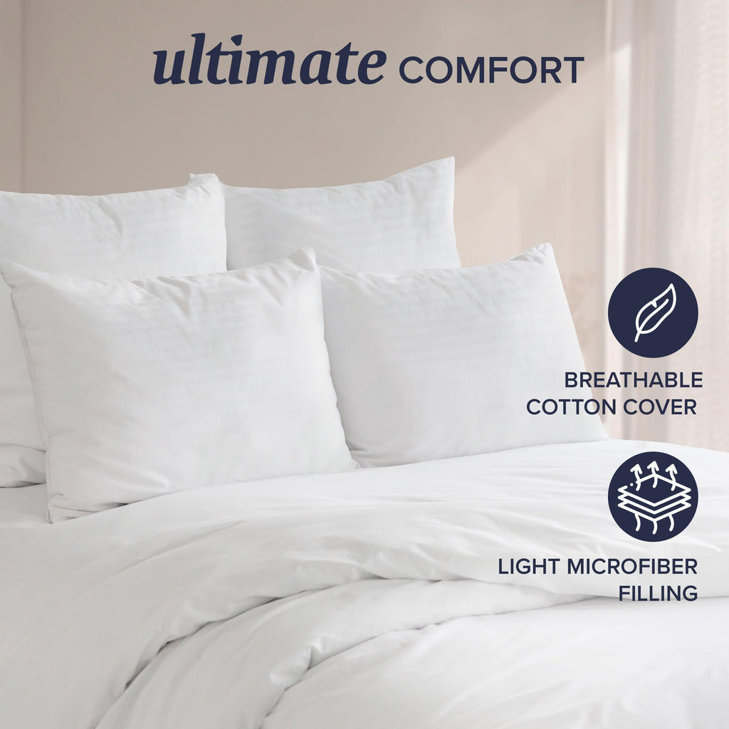 Beckham Hotel Collection Bed Pillows Standard/Queen Size Set of 2