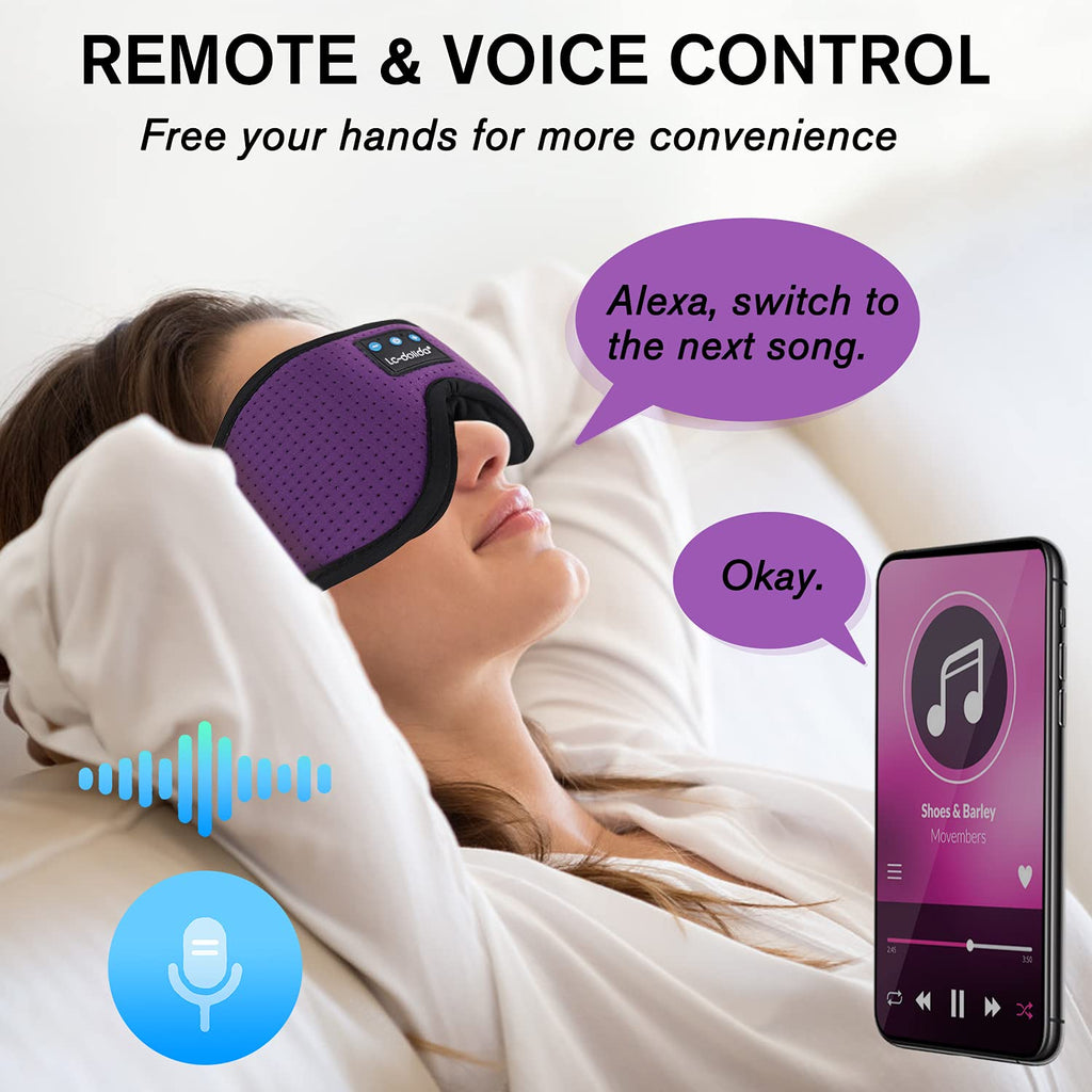 Sleep Headphones, 3D Sleep Mask Bluetooth Wireless Music Eye Mask