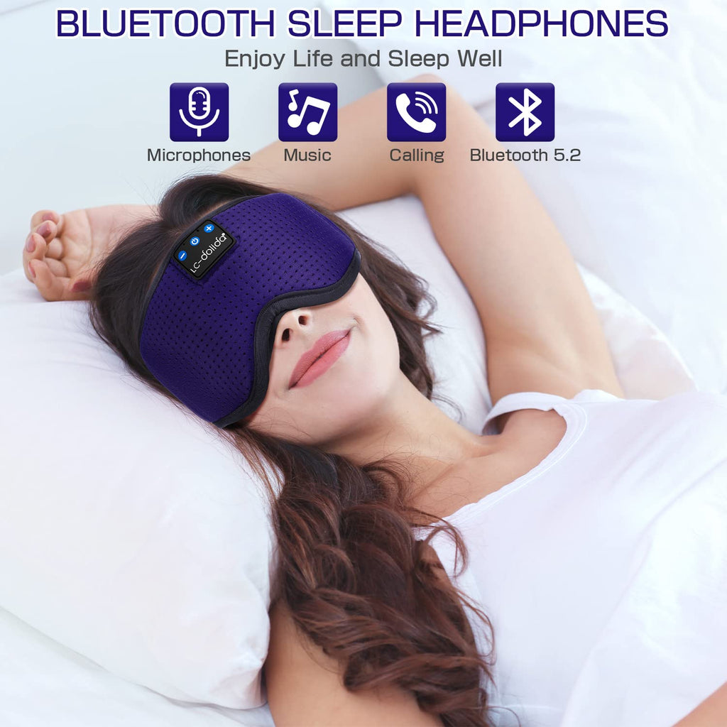Sleep Headphones, 3D Sleep Mask Bluetooth Wireless Music Eye Mask