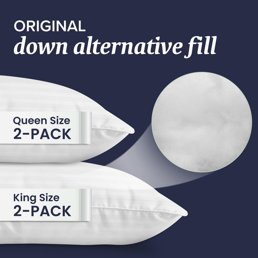 Beckham Hotel Collection Bed Pillows Standard/Queen Size Set of 2