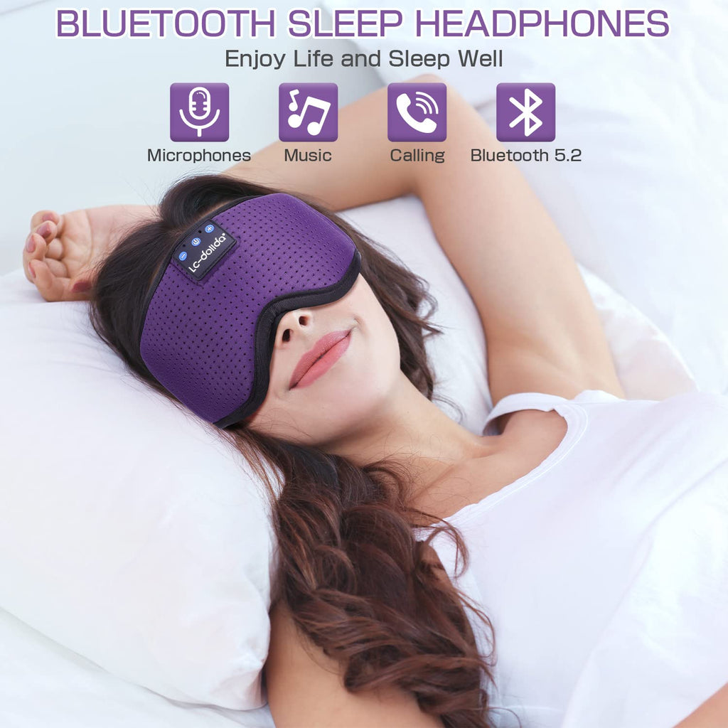 Sleep Headphones, 3D Sleep Mask Bluetooth Wireless Music Eye Mask