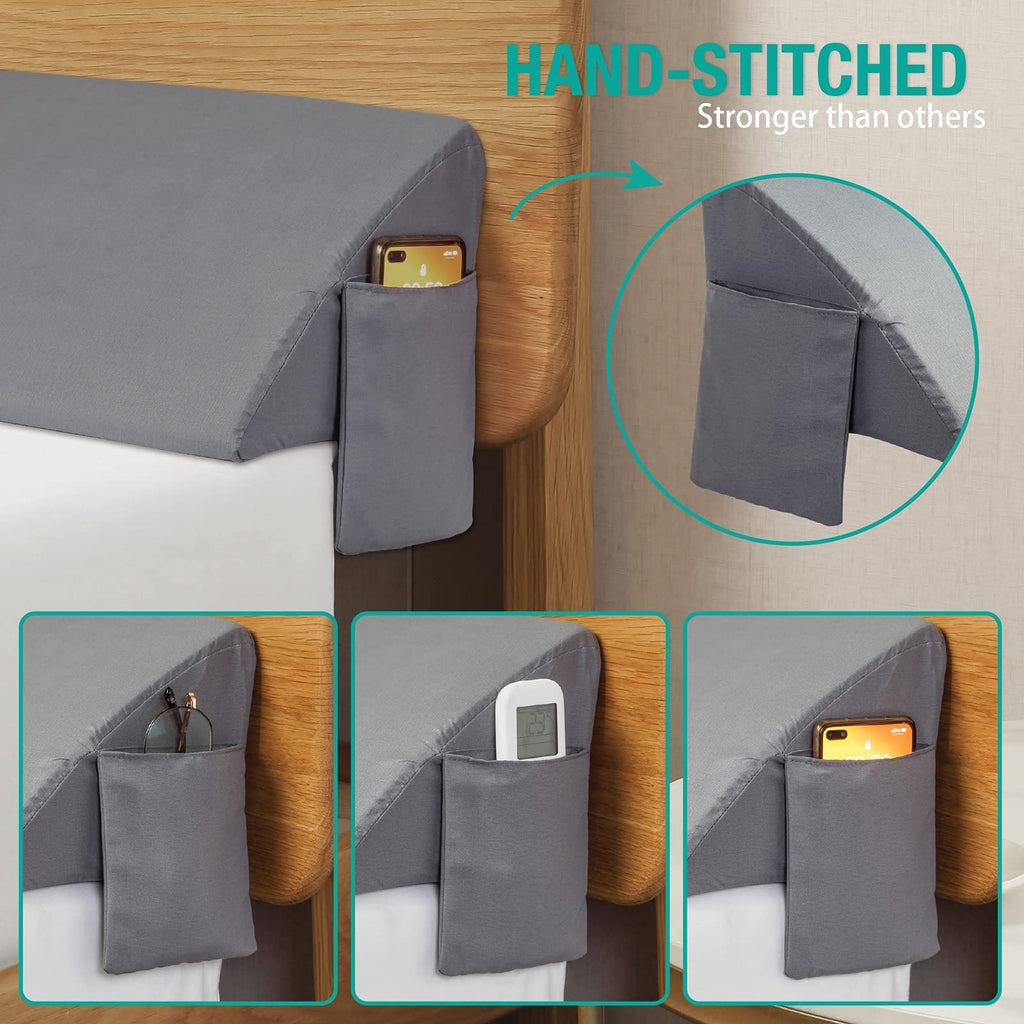 34" Extra-Long Wedge Pillow, Back & Arm Support, Bed Wedge