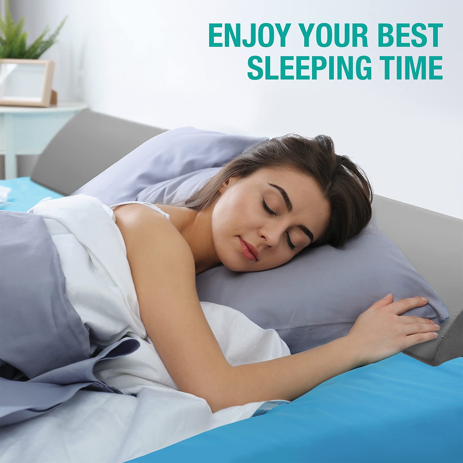 34" Extra-Long Wedge Pillow, Back & Arm Support, Bed Wedge