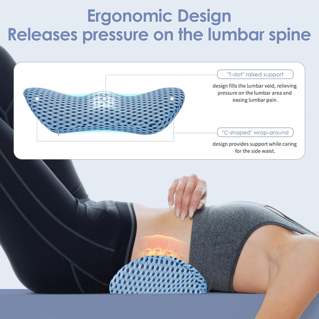 Support Pillow, Back Pillow for Low Back Pain Relief, Ergonomic