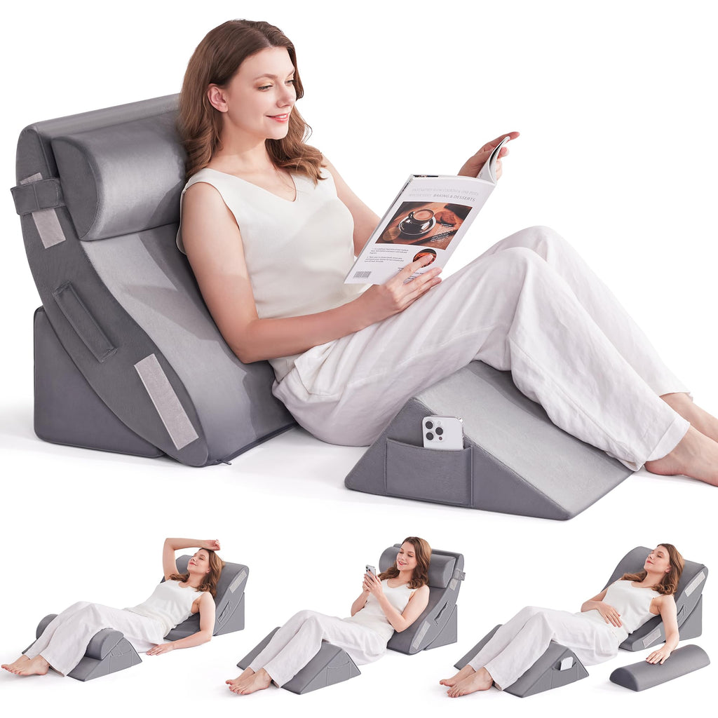 9PCS Wedge Pillow Set for After Surgery Recovery