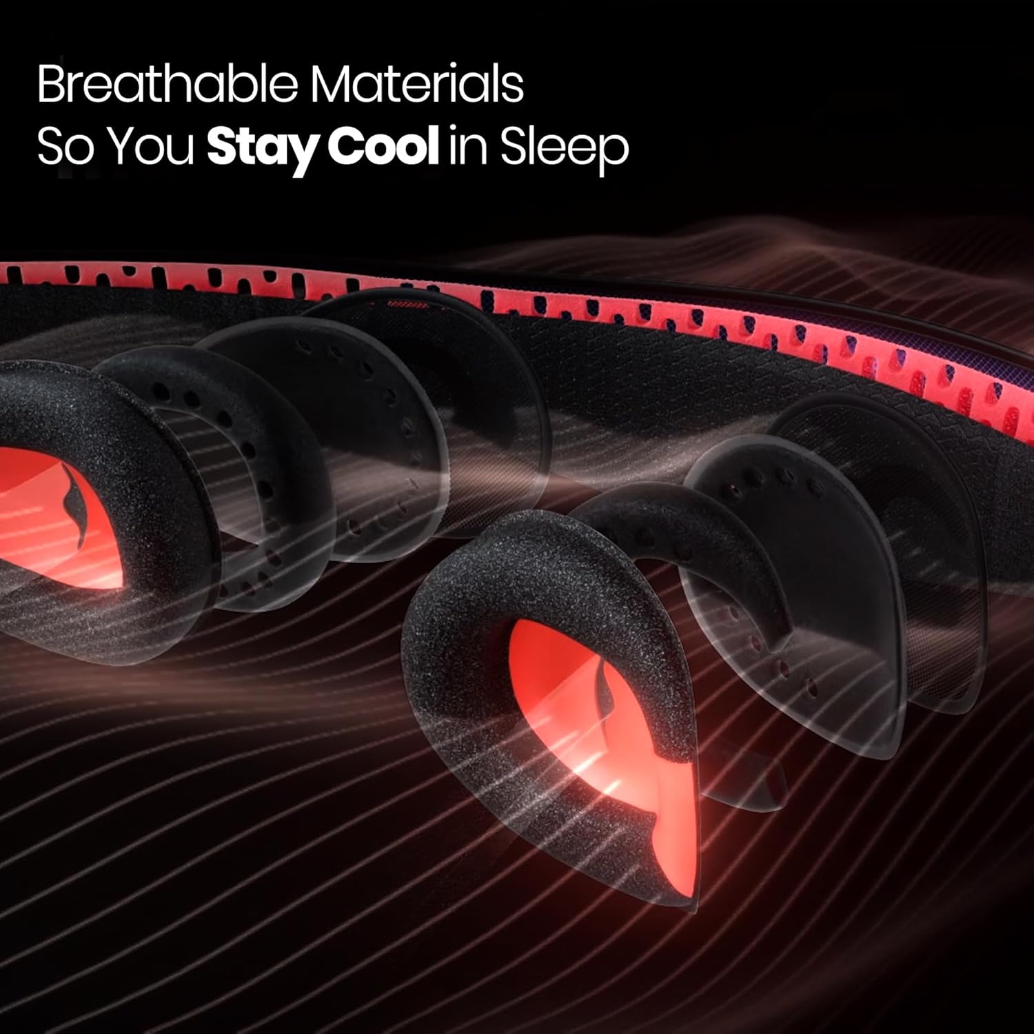 Manta Pro Sleep Mask - 100% Light Blocking Sleep Mask for Side Sleepers