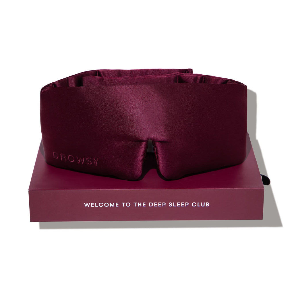 Silk Sleep Mask - Face-Hugging, Padded Cocoon for Luxury Sleep in Total Darkness