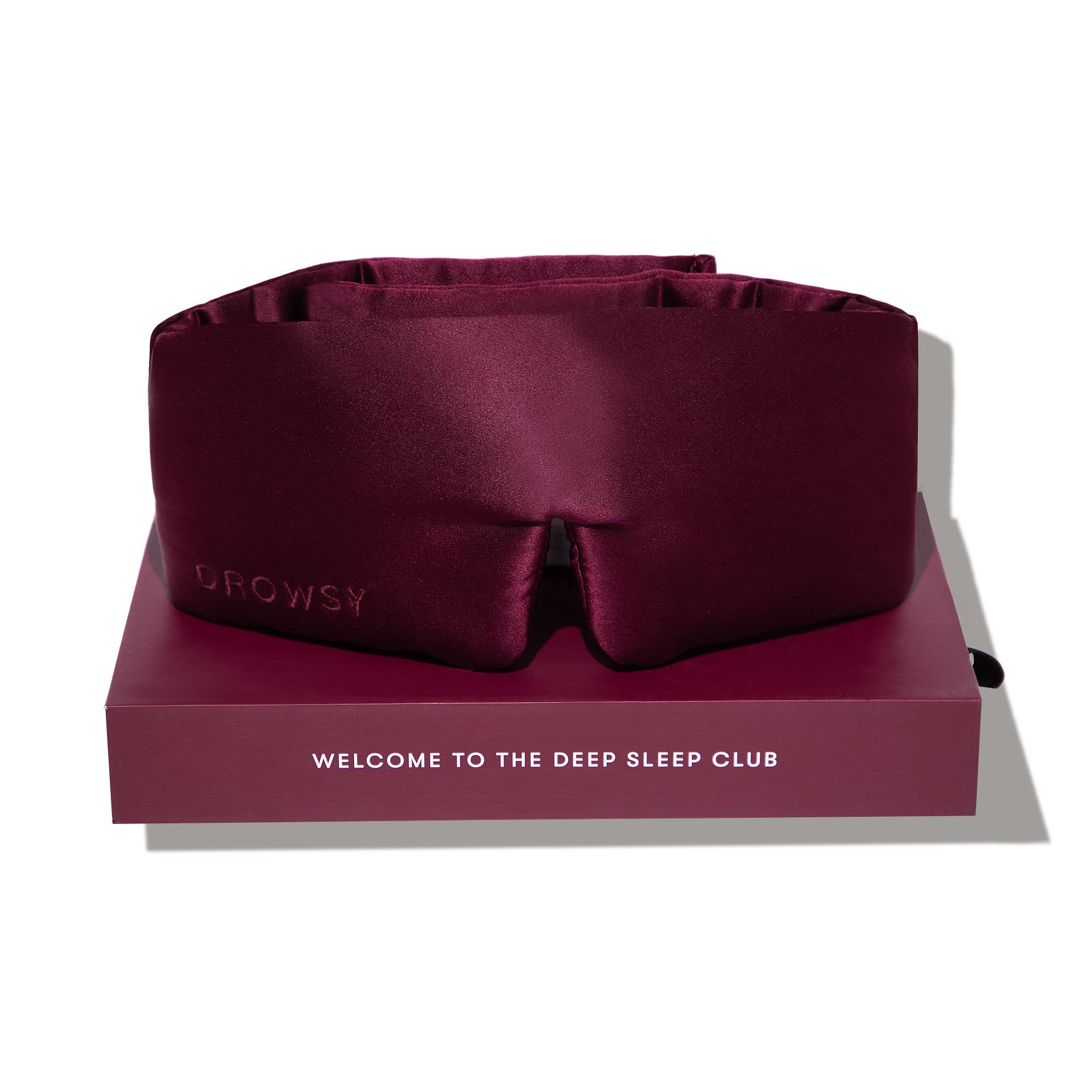 Silk Sleep Mask - Face-Hugging, Padded Cocoon for Luxury Sleep in Total Darkness