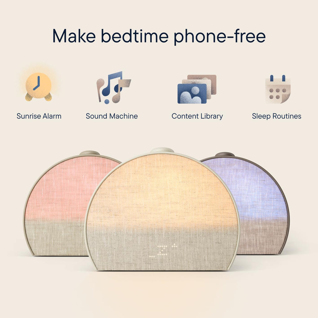 Hatch Restore 3 Sunrise Alarm Clock, Sound Machine, Smart Light (Cocoa) - White Noise