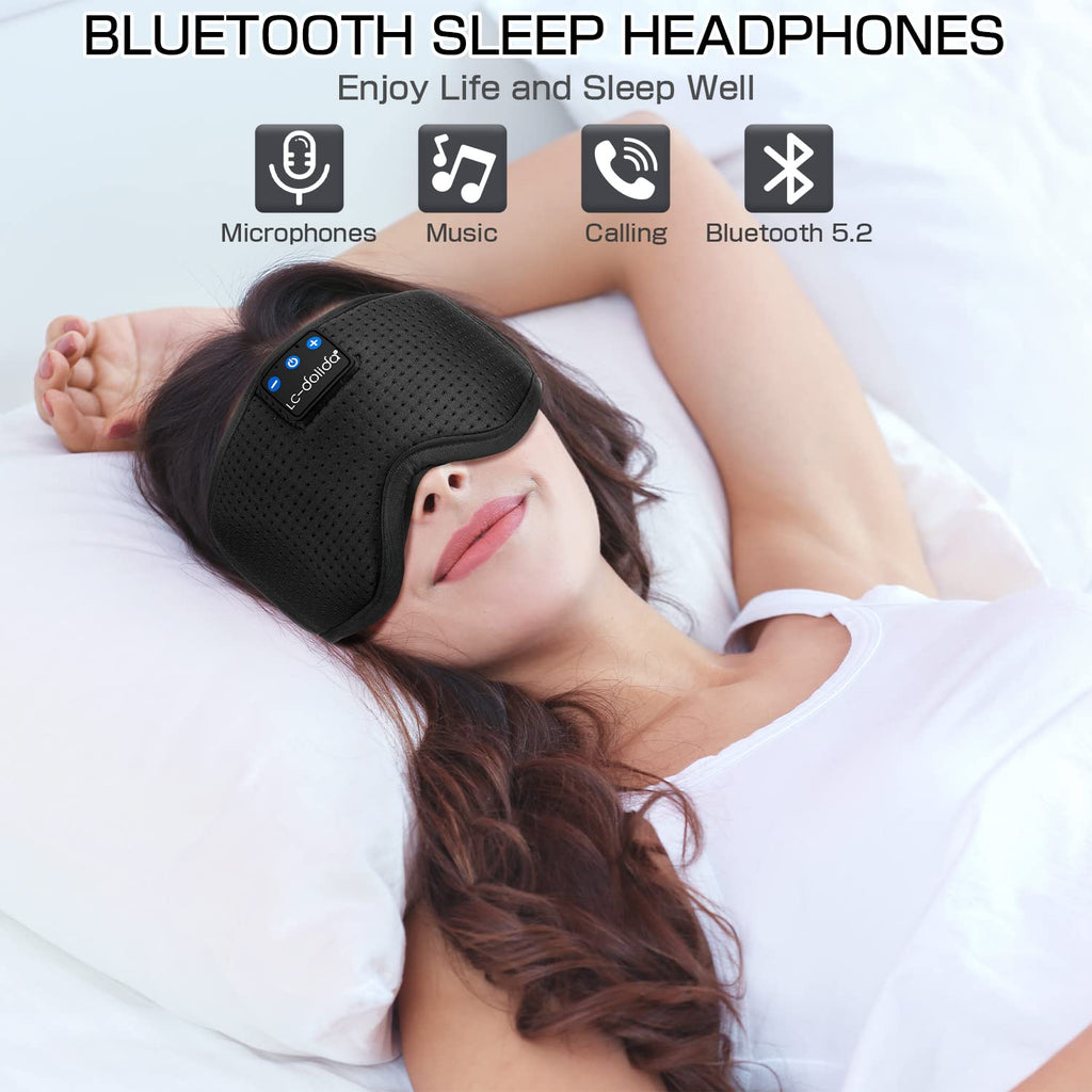 Sleep Headphones, 3D Sleep Mask Bluetooth Wireless Music Eye Mask