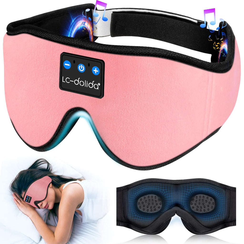 Sleep Headphones, 3D Sleep Mask Bluetooth Wireless Music Eye Mask