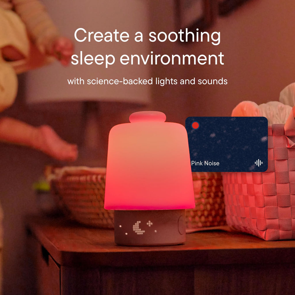 Baby Sound Machine, Night Light | Hatch Baby (Peach) | Sleep Support