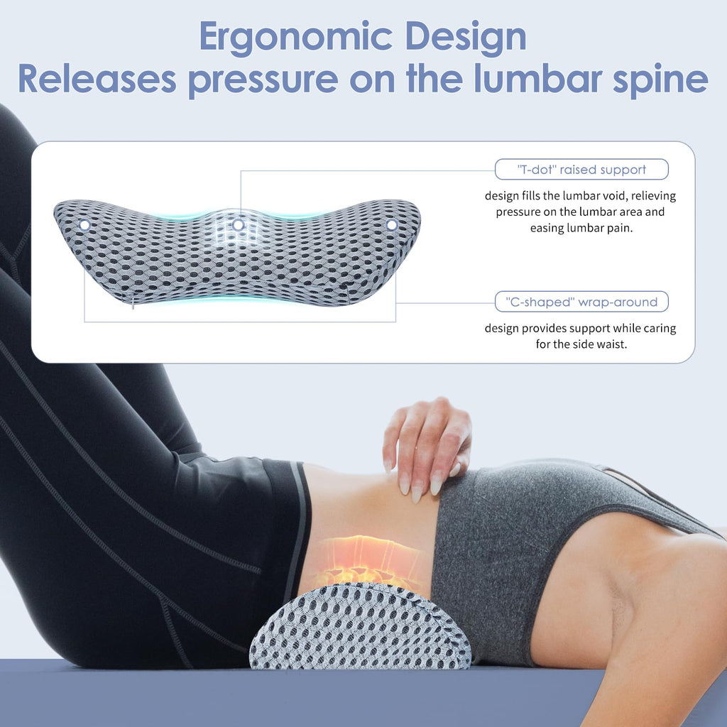 Support Pillow, Back Pillow for Low Back Pain Relief, Ergonomic