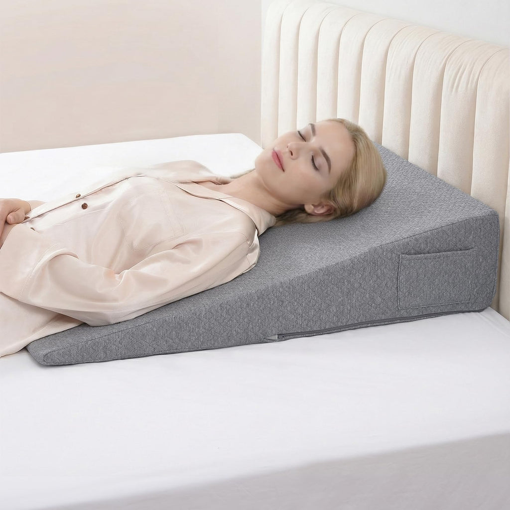 34" Extra-Long Wedge Pillow, Back & Arm Support, Bed Wedge
