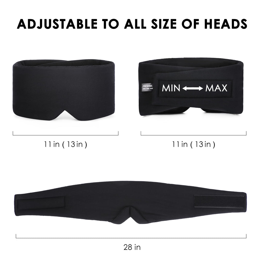 Cotton Sleep Mask Blackout - Handmade Eye Mask for Sleeping Eye Shade Cover