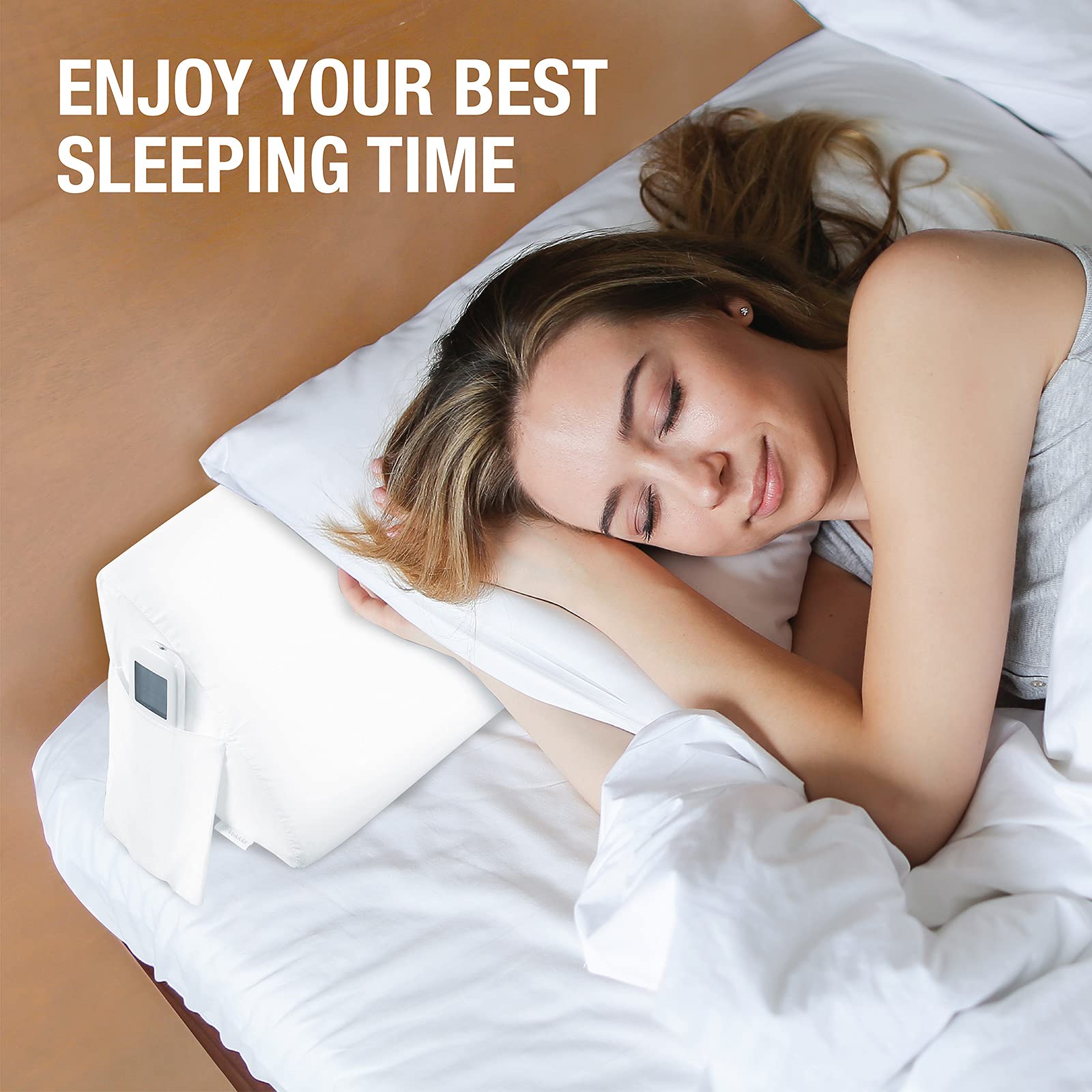 34" Extra-Long Wedge Pillow, Back & Arm Support, Bed Wedge