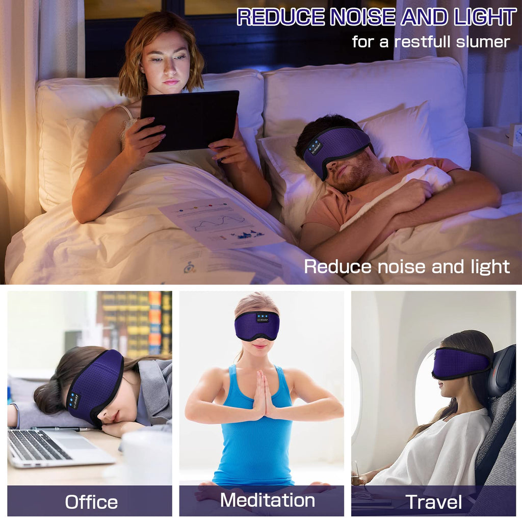 Sleep Headphones, 3D Sleep Mask Bluetooth Wireless Music Eye Mask